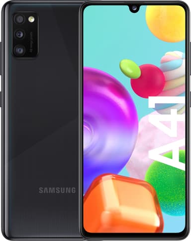 Samsung Galaxy A41 älypuhelin (musta)