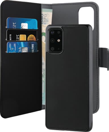 Puro 2in1 lompakkokotelo Huawei P40 (musta)