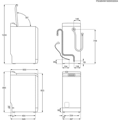 Electrolux pyykinpesukone EW7T6336G5