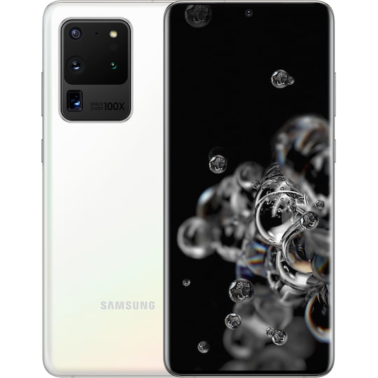 Samsung Galaxy S20 Ultra 5G älypuhelin 12/128 GB (Cloud White)