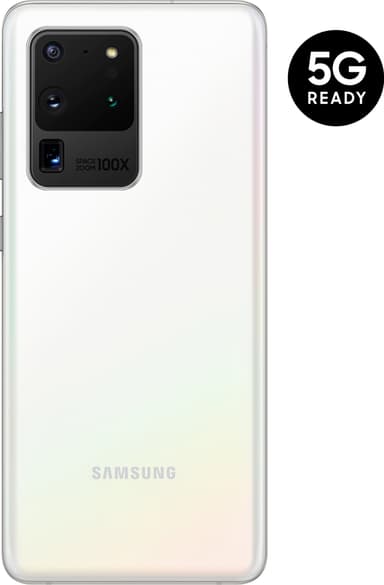 Samsung Galaxy S20 Ultra 5G älypuhelin 12/128 GB (Cloud White)