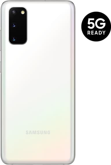 Samsung Galaxy S20 5G älypuhelin 12/128GB (Cloud White)