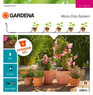 Gardena MDS Flower Pots kastelujärjestelmän laajennus 13005-20
