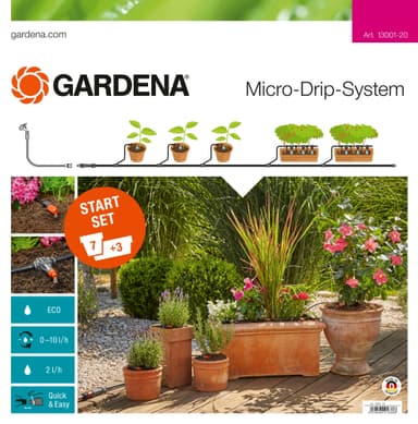 Gardena MDS Starter Set Flower Pots kastelujärjestelmä 13001-20