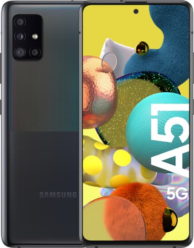 Samsung Galaxy A51 5G älypuhelin (musta)
