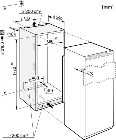 Miele K 30 000 jääkaappi K37272ID