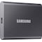 Samsung T7 ulkoinen SSD 1 TB (harmaa)