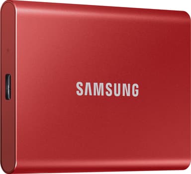 Samsung T7 ulkoinen SSD 1 TB (punainen)
