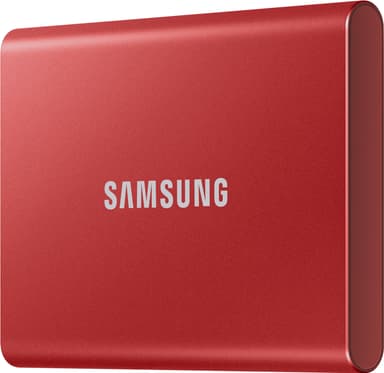 Samsung T7 ulkoinen SSD 1 TB (punainen)
