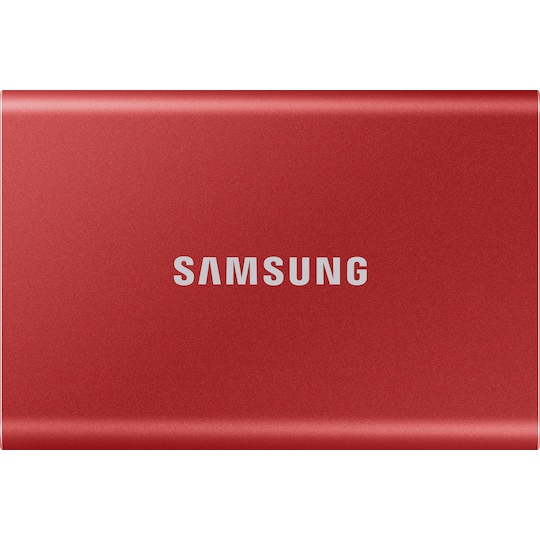 Samsung T7 ulkoinen SSD 1 TB (punainen)
