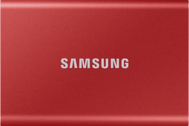 Samsung T7 ulkoinen SSD 1 TB (punainen)