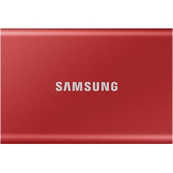 Samsung T7 ulkoinen SSD 500 GB (punainen)