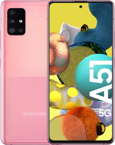 Samsung Galaxy A51 5G älypuhelin (vaaleanpunainen)