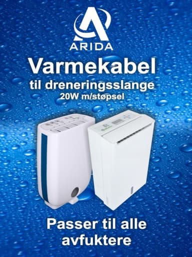 Arida Letkun lämmityskaapeli - 2 metriä - 20 W