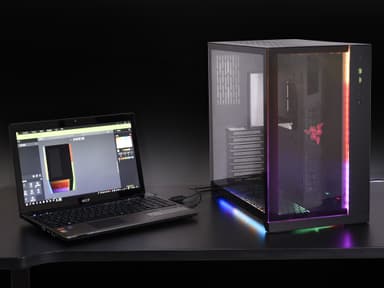 Lian Li Pc O11 Dynamic Midi Tower Tempered Glass Razer Edition Gigantti Verkkokauppa