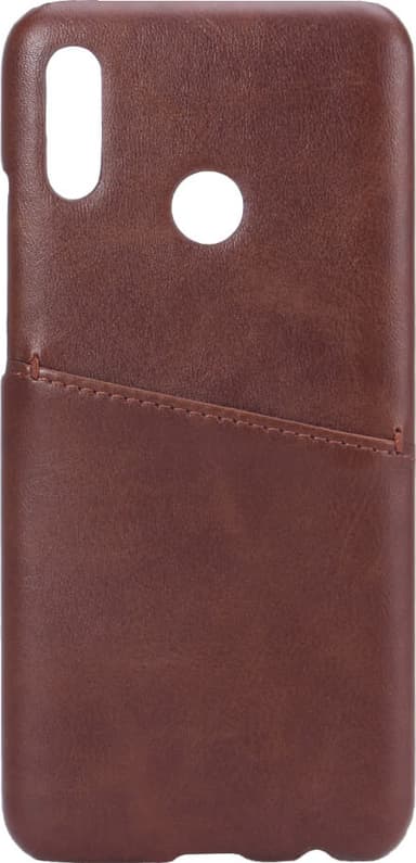 Onsala Huawei P Smart 2019 nahkainen korttikotelo (ruskea)