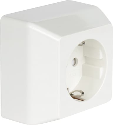 Nordic Quality pintaan asennettava 1-paikkainen pistorasia (5 kpl)
