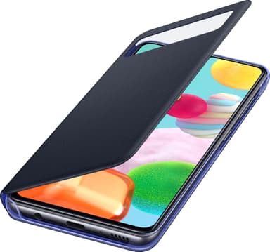 Samsung S View lompakkokotelo Galaxy A41 (musta)