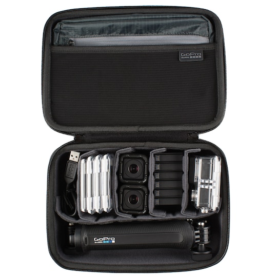 GoPro Casey kotelo kameralle ja varusteille (musta)