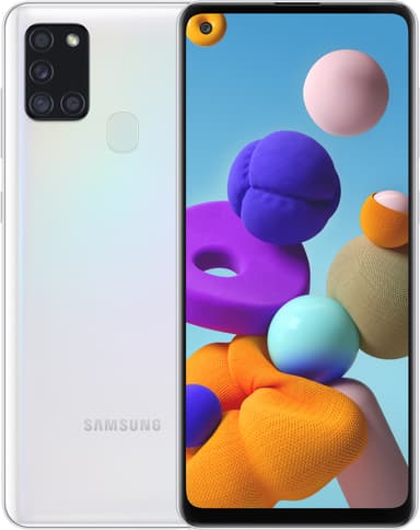 Samsung Galaxy A21s älypuhelin 3/32GB (valkoinen)