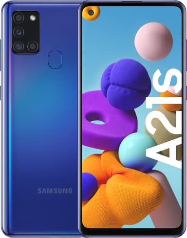 Samsung Galaxy A21s älypuhelin 3/32GB (sininen)