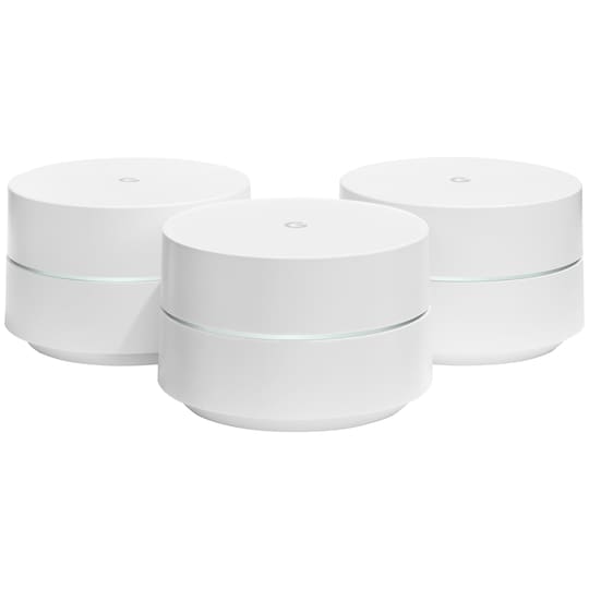 Google Wifi mesh-reititin (3 kpl, valkoinen)
