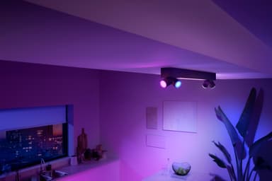 Philips Hue Centris spottivalaisin 4x5,7W (musta)