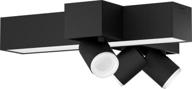 Philips Hue Centris Cross spottivalaisin 3x5,7W (musta)