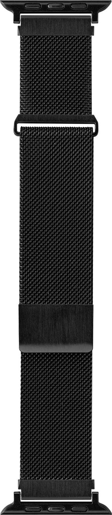 Sandstrøm Apple Watch verkkoranneke 42/44/45/49 mm (musta)
