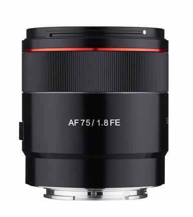 Samyang AF 75mm f/1.8 objektiivi (Sony FE)