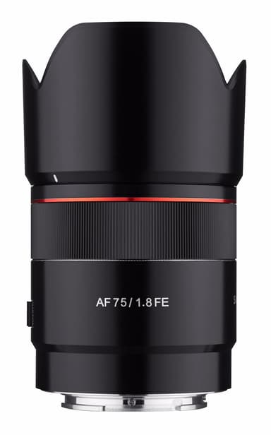 Samyang AF 75mm f/1.8 objektiivi (Sony FE)