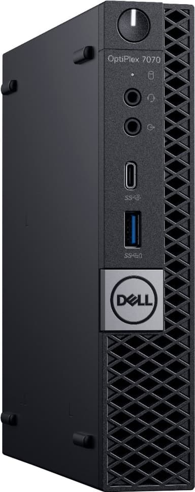 Dell OptiPlex 7070 MFF minitietokone i7/16 GB (musta)