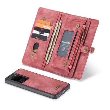 Samsung Galaxy S20 Ultra CASEME Irrotettava 2-in-1 kotelo - Punainen