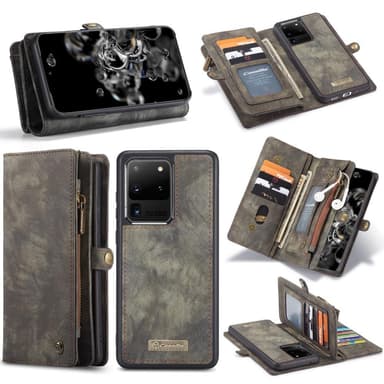 Samsung Galaxy S20 Ultra CASEME Irrotettava 2-in-1 kotelo - Harmaa