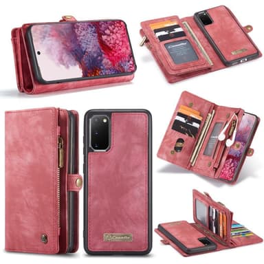 Samsung Galaxy S20 CASEME Irrotettava 2-in-1 kotelo - Punainen