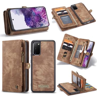 Samsung Galaxy S20 CASEME Irrotettava 2-in-1 kotelo - Ruskea