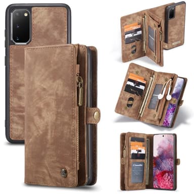 Samsung Galaxy S20 CASEME Irrotettava 2-in-1 kotelo - Ruskea