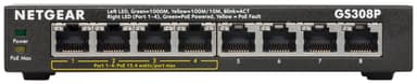 Netgear GS308P 8-porttinen PoE kytkin