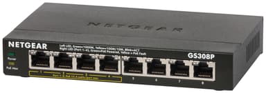 Netgear GS308P 8-porttinen PoE kytkin