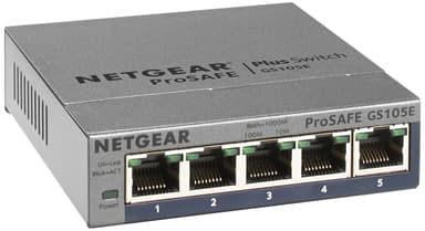 Netgear ProSafe Plus GS105E 5-porttinen kytkin
