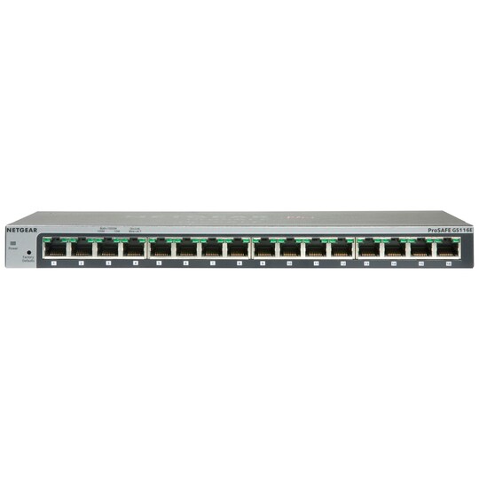 Netgear ProSafe Plus GS116E 16-porttinen kytkin