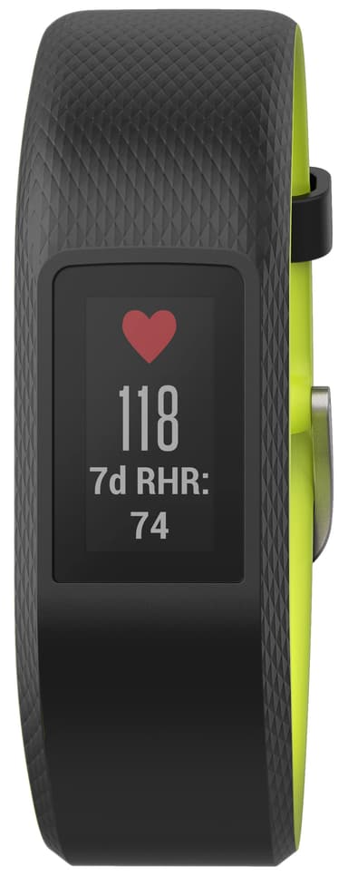 Garmin Vivosport aktiivisuusranneke (lime, koko L)