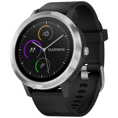 Garmin Vivoactive 3 GPS älykello (musta/teräs)