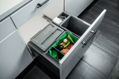 Epoq XP Cube-järjestelmä jätteiden lajitteluun
