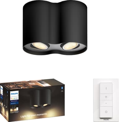 Philips Hue Pillar kaksoisspottivalo 5633230P6 (musta)