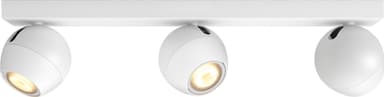 Philips Hue White Ambiance Buckram spottivalot (valk./3x 5,5 W GU10)