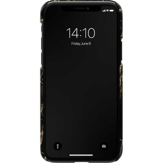 iDeal of Sweden iPhone X/XS/11 Pro suojakuori (Gold Smoke Marble)