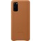 Samsung Galaxy S20 nahkainen suojakuori (ruskea)