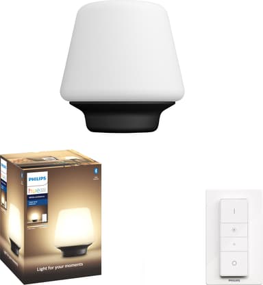 Philips Hue Wellness White Ambiance pöytävalaisin 4080130P6 (musta)