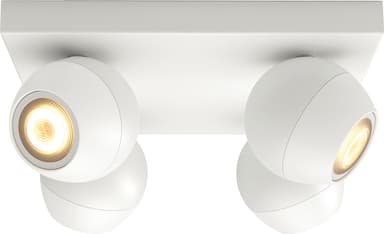 Philips Hue White Ambiance Buckram spottivalot (valk./4x 5,5 W GU10)